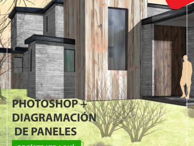 Photoshop Arquitectónico + Diagramación de paneles